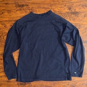 The North Face Men's Dark Blue Long Sleeve Tee Navy T-Shirt Size Medium